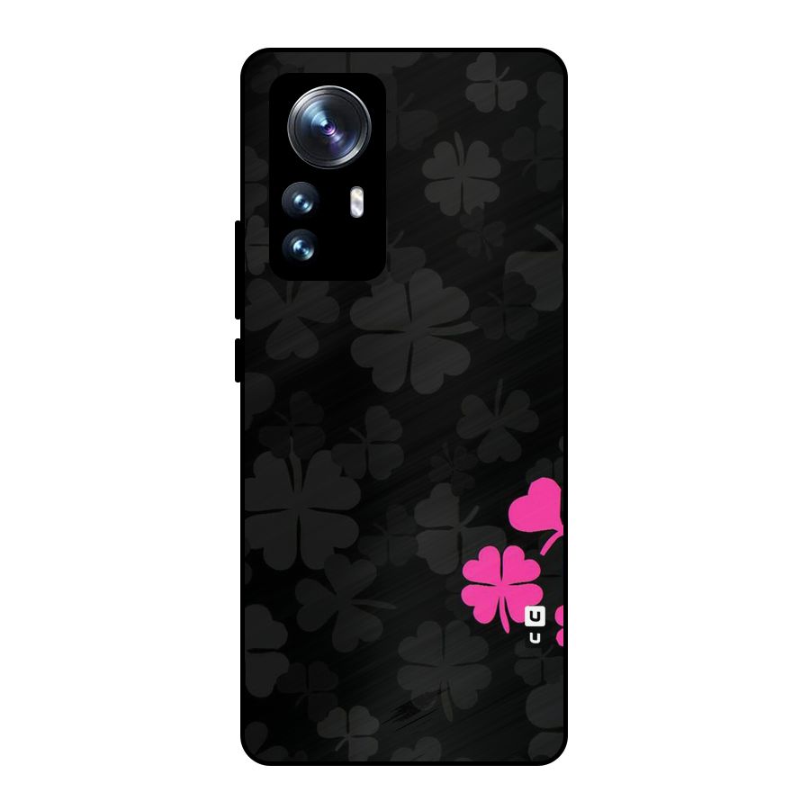 Little Pink Flower Metal Back Case for Xiaomi 12 Pro