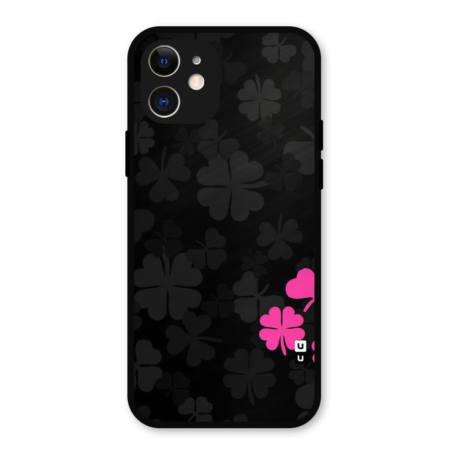 Little Pink Flower Metal Back Case for iPhone 12