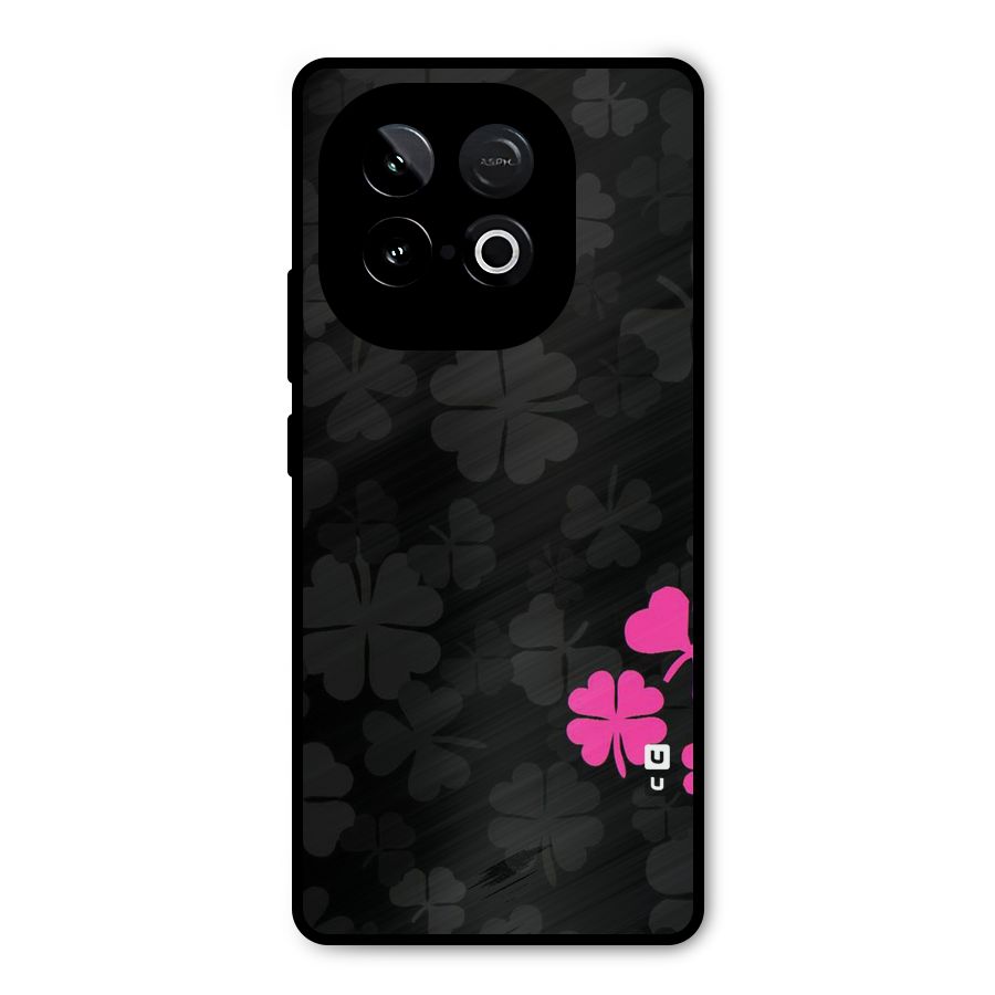 Little Pink Flower Metal Back Case for iQOO Neo 10
