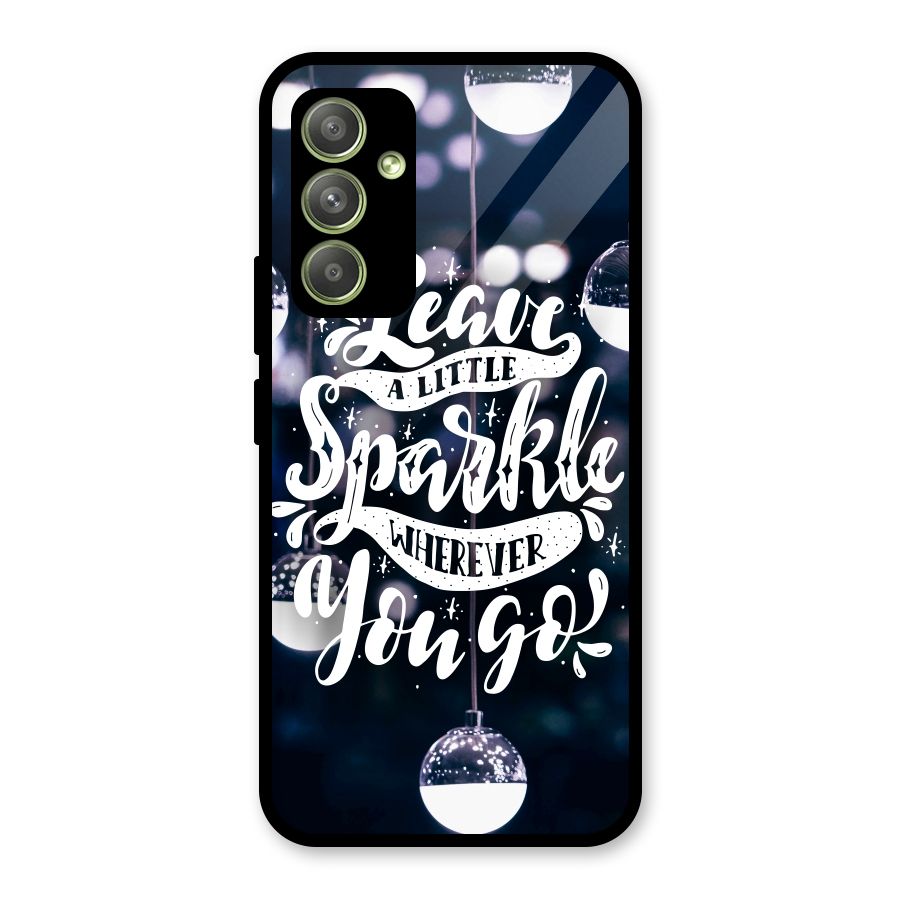 Little Spark Glass Back Case for Galaxy A54