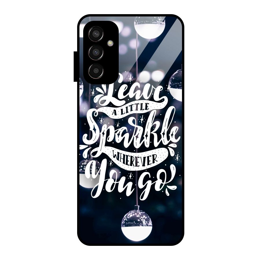 Little Spark Glass Back Case for Galaxy F13