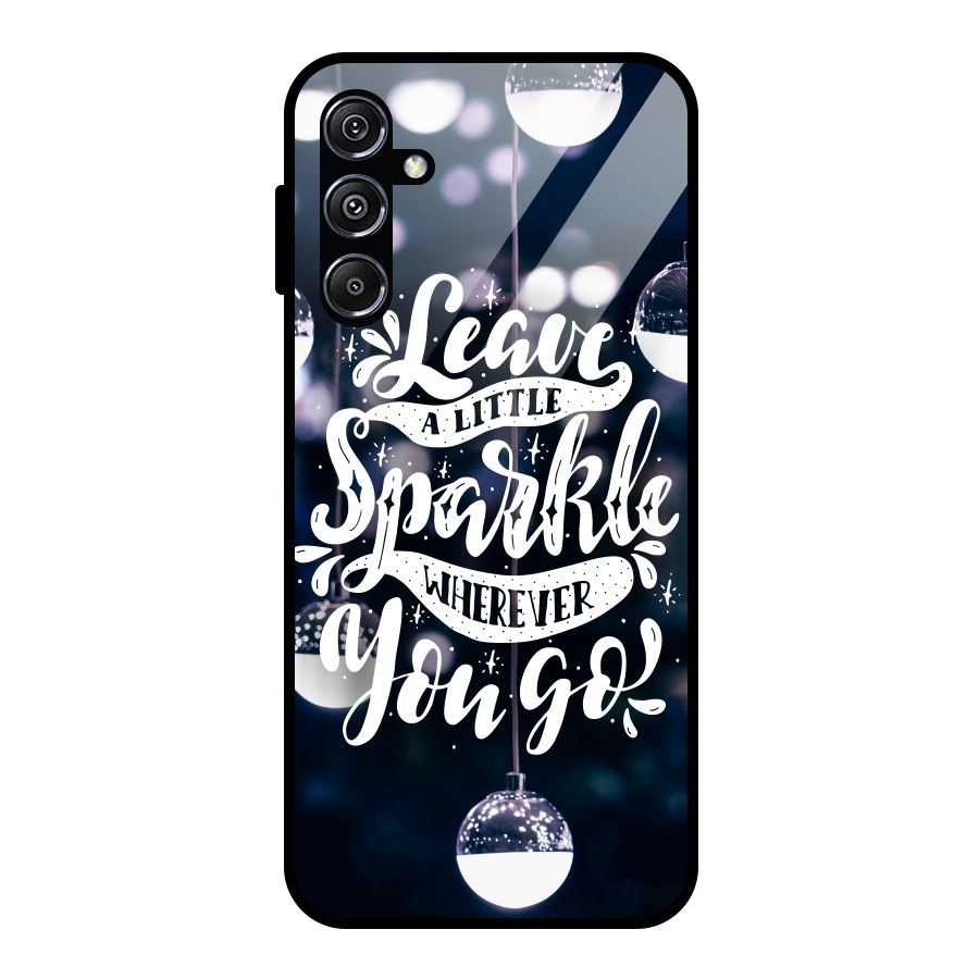 Little Spark Glass Back Case for Galaxy M34 5G