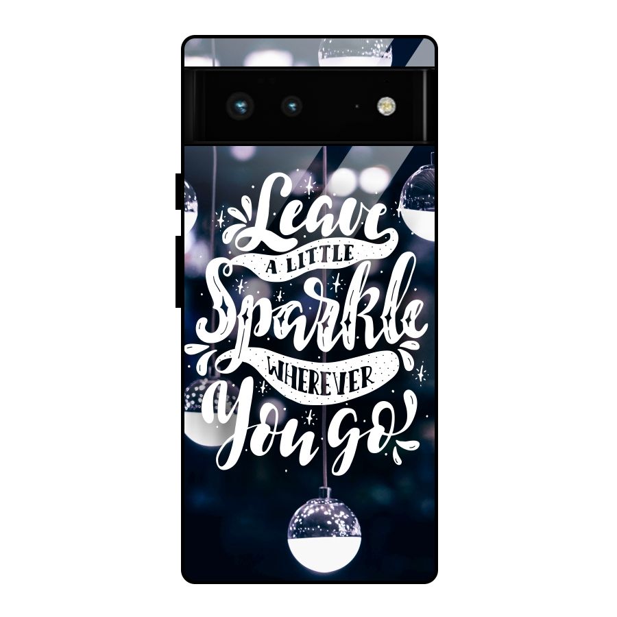 Little Spark Glass Back Case for Google Pixel 6