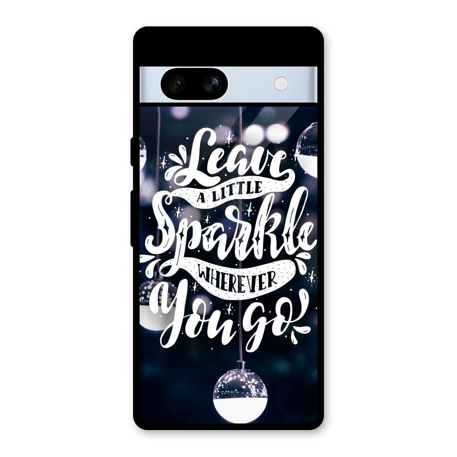 Little Spark Glass Back Case for Google Pixel 7a