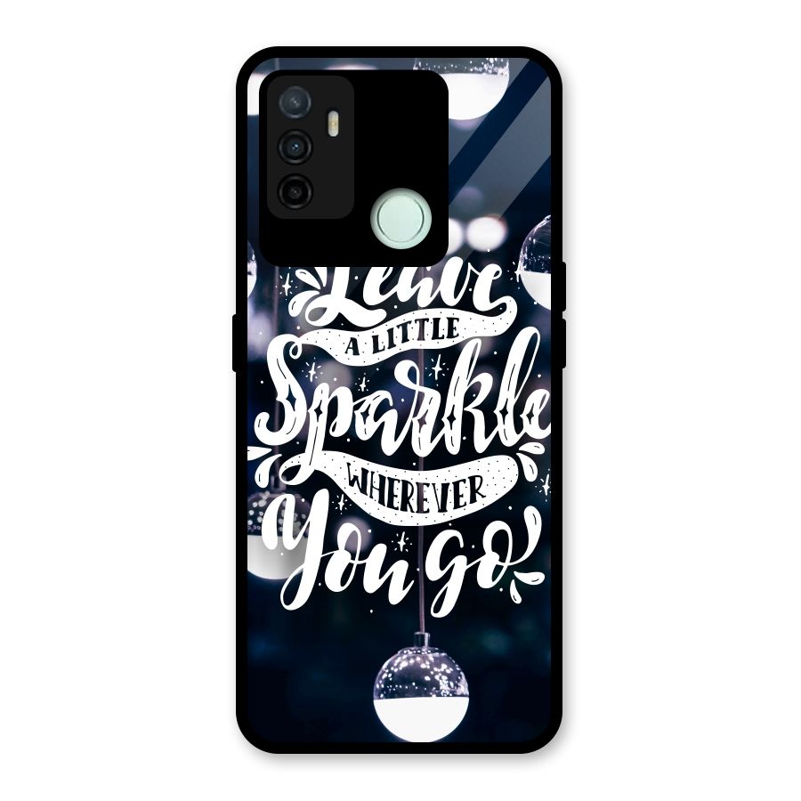 Little Spark Glass Back Case for Oppo A53