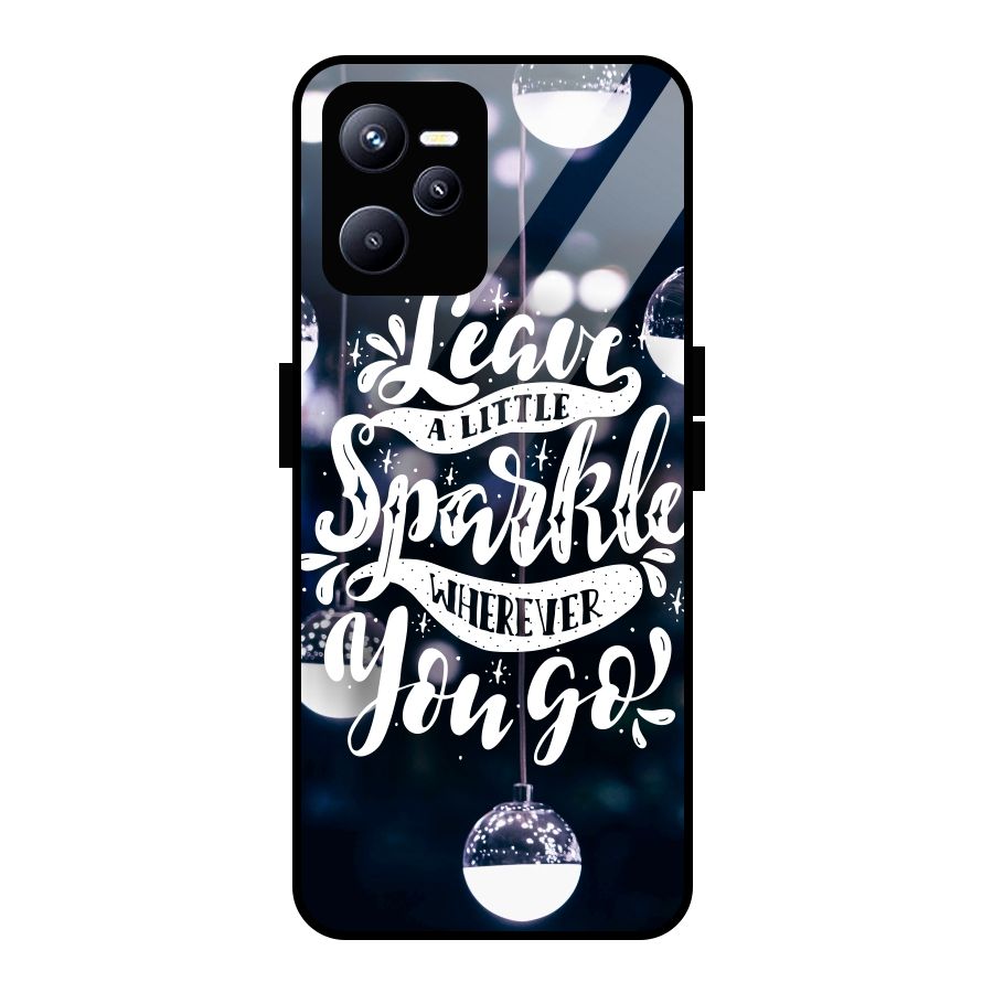 Little Spark Glass Back Case for Realme C35
