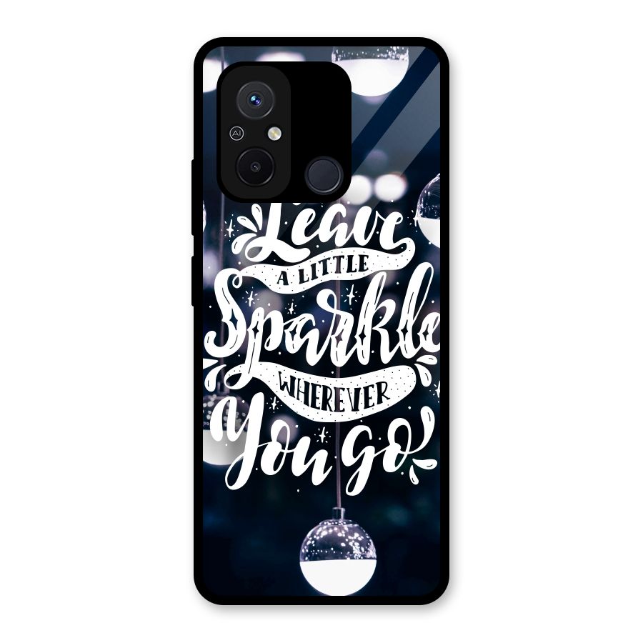 Little Spark Glass Back Case for Redmi 12C