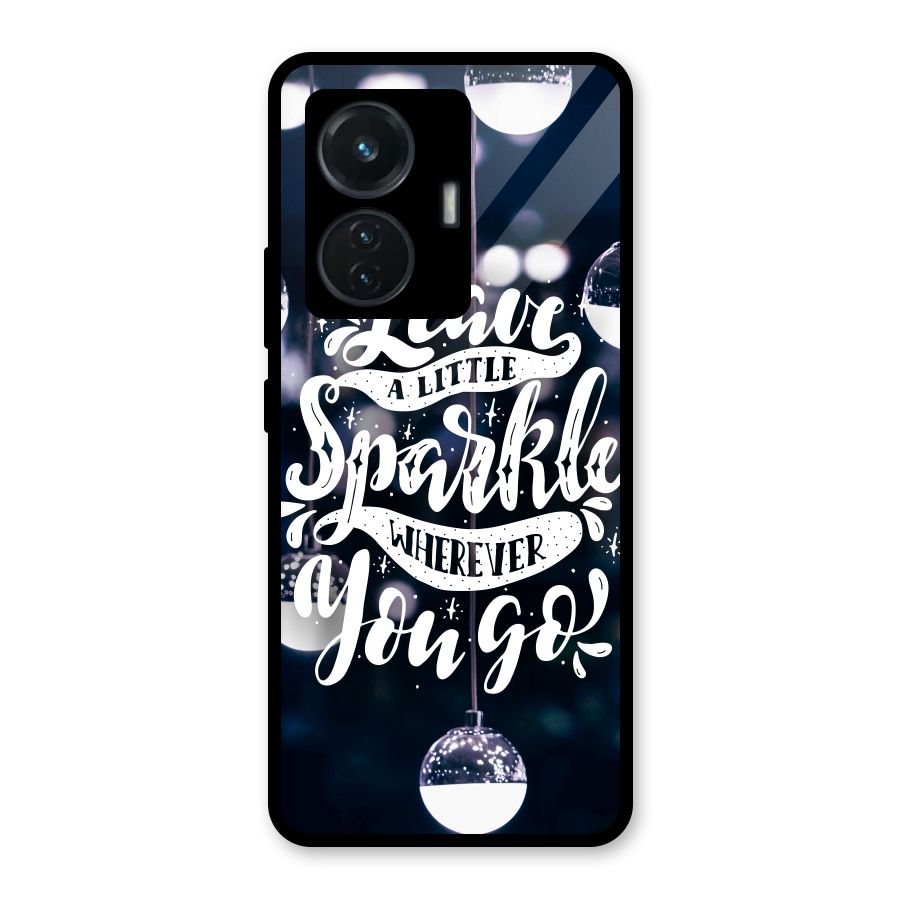 Little Spark Glass Back Case for Vivo T1 44W