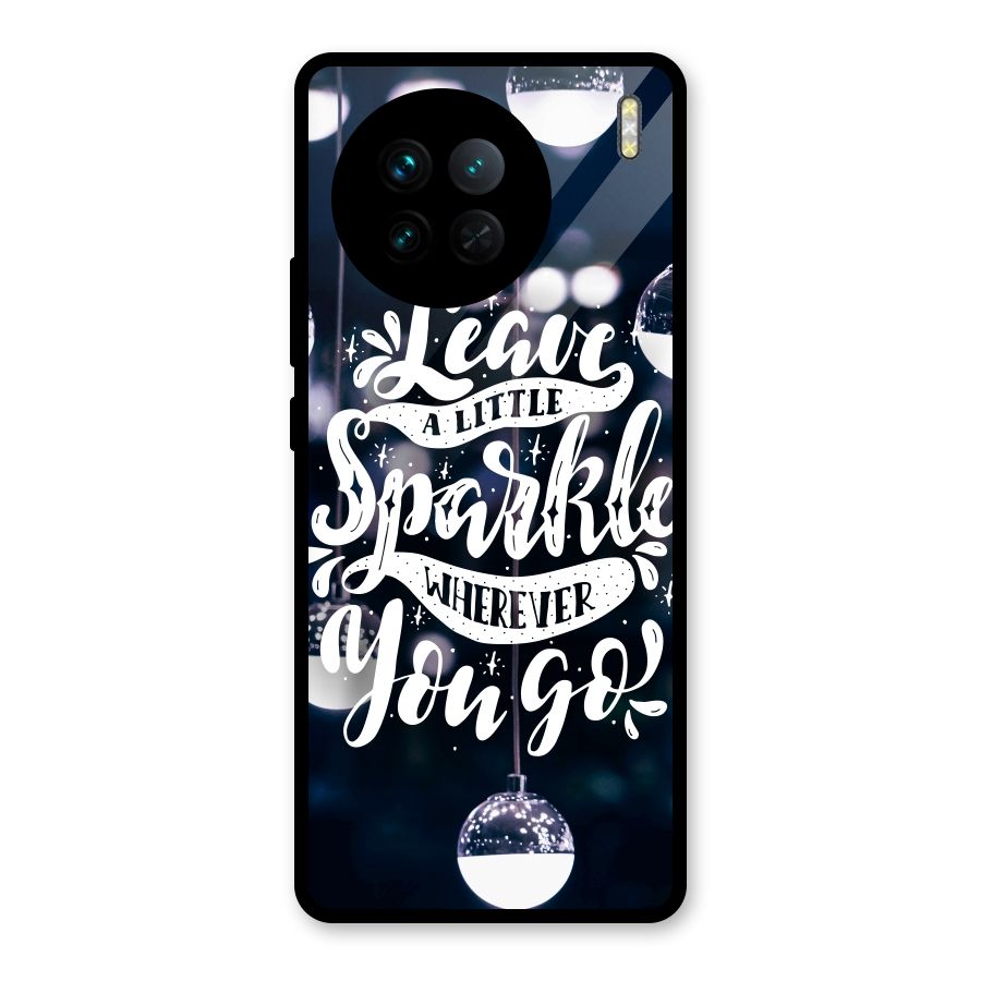 Little Spark Glass Back Case for Vivo X90