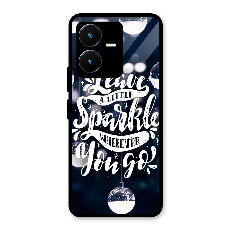 Little Spark Glass Back Case for Vivo Y22s