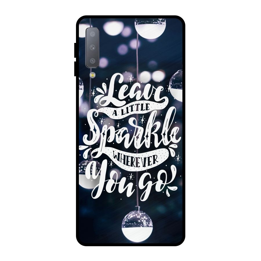 Little Spark Metal Back Case for Galaxy A7 (2018)