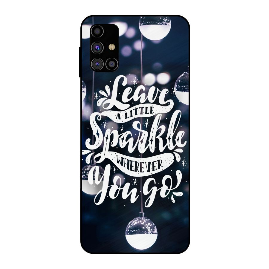 Little Spark Metal Back Case for Galaxy M31s