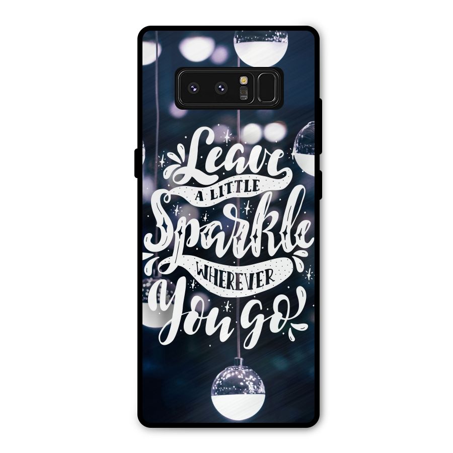 Little Spark Metal Back Case for Galaxy Note 8