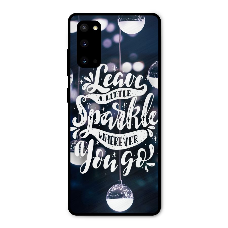 Little Spark Metal Back Case for Galaxy S20