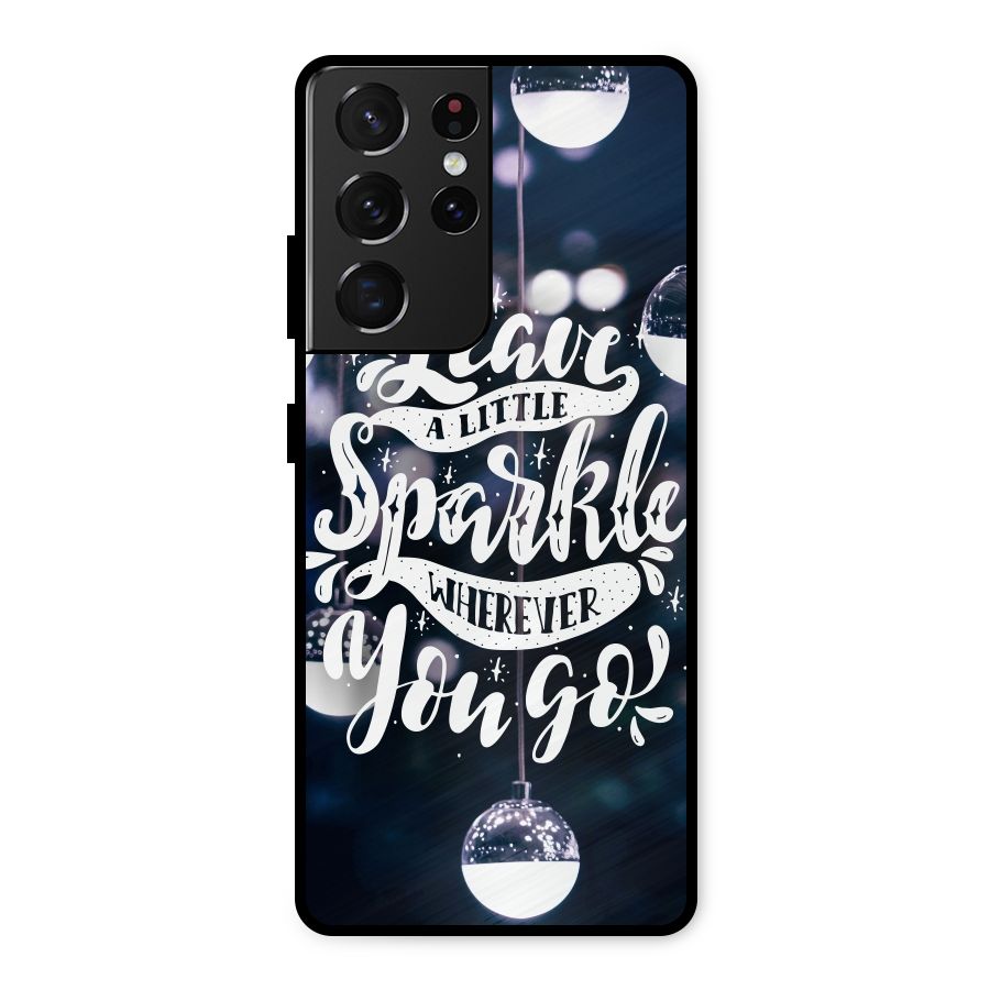 Little Spark Metal Back Case for Galaxy S21 Ultra 5G