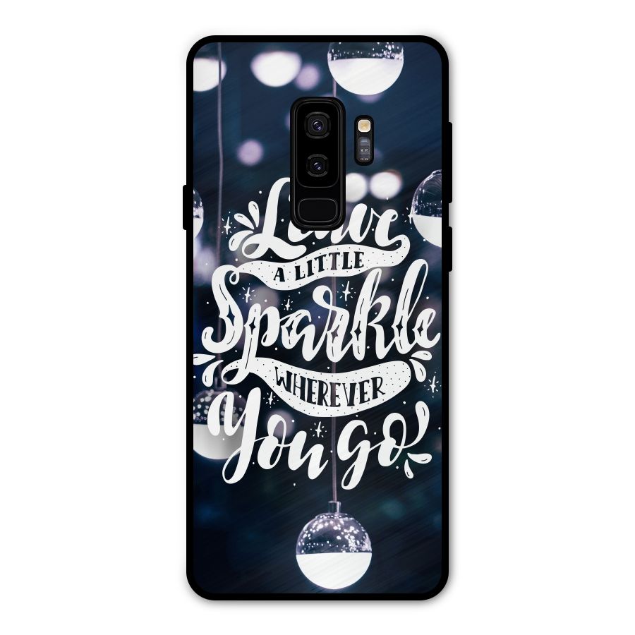 Little Spark Metal Back Case for Galaxy S9 Plus