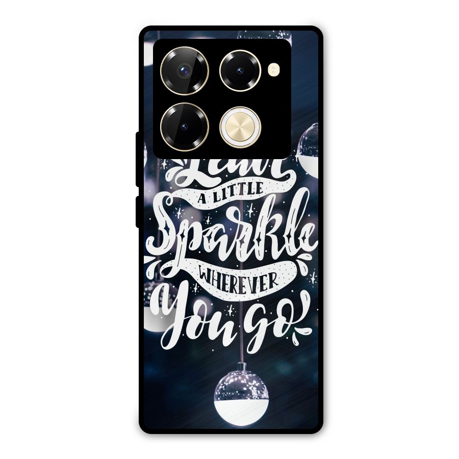 Little Spark Metal Back Case for Infinix Note 40 Pro Plus