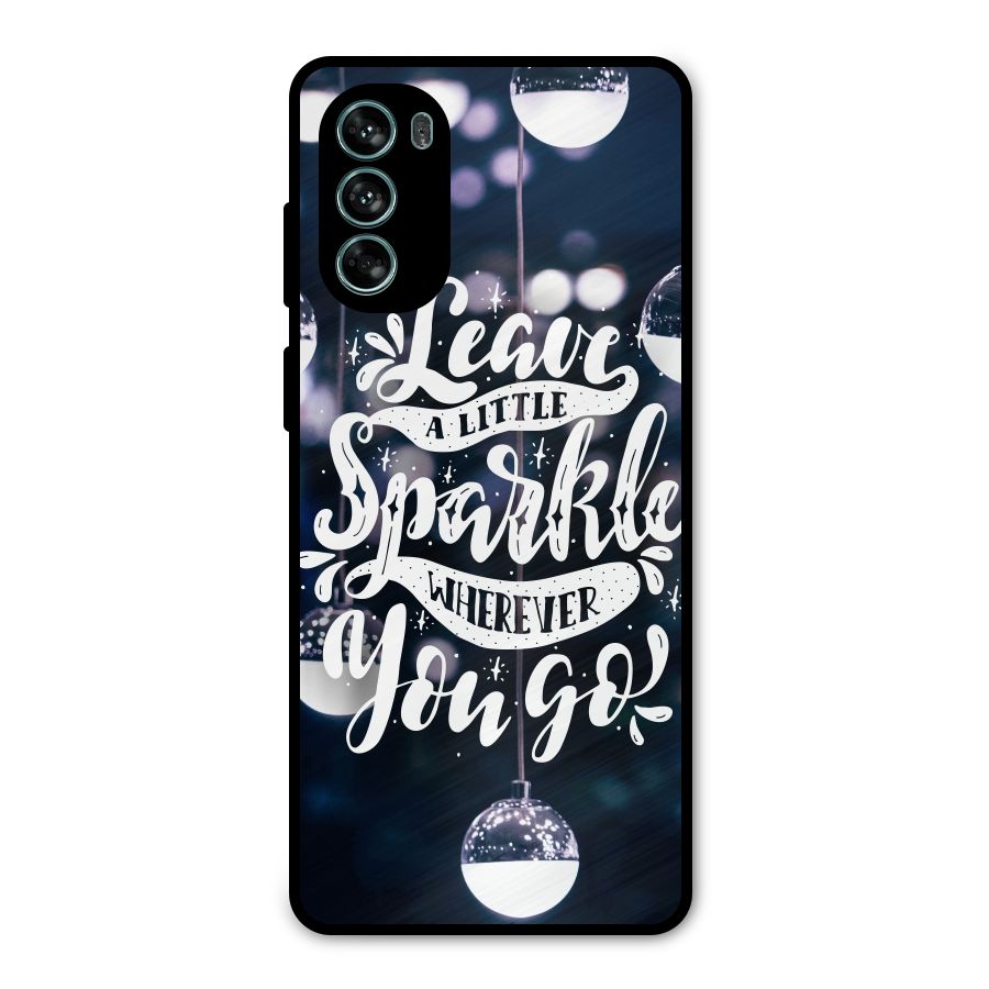 Little Spark Metal Back Case for Moto G62