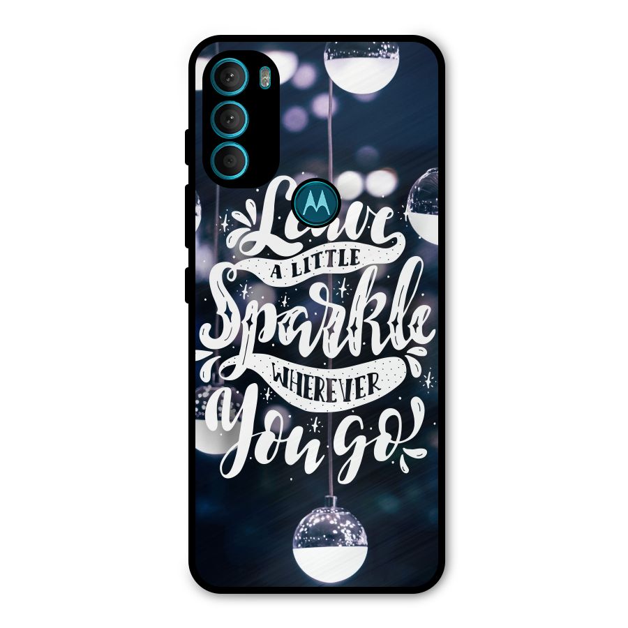 Little Spark Metal Back Case for Moto G71 5G