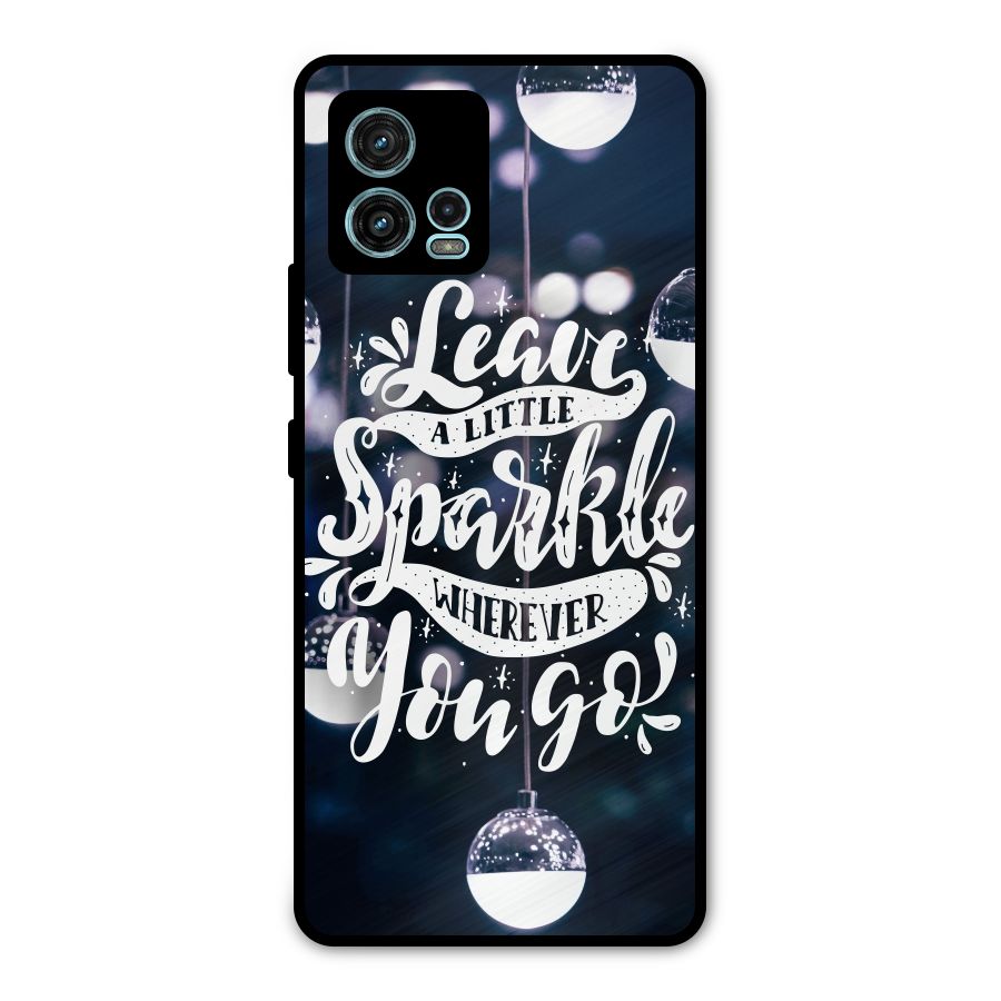 Little Spark Metal Back Case for Moto G72