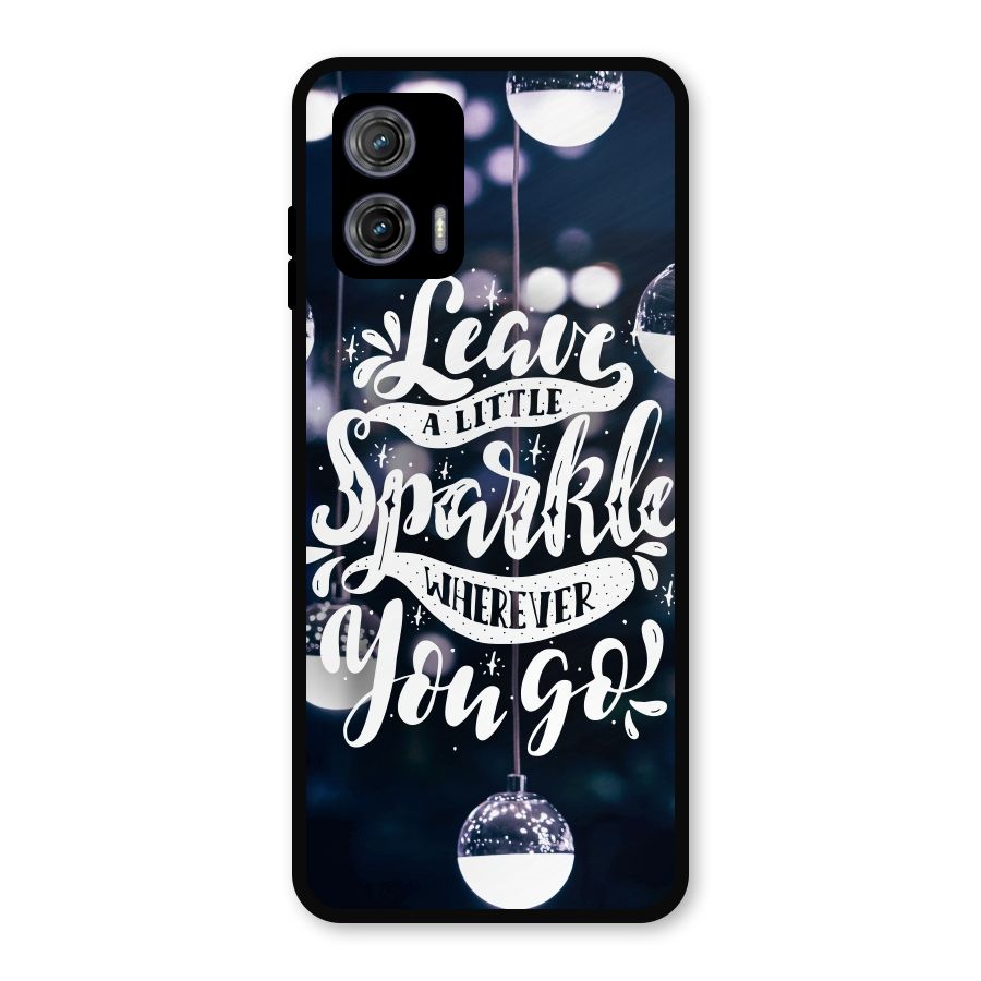 Little Spark Metal Back Case for Moto G73