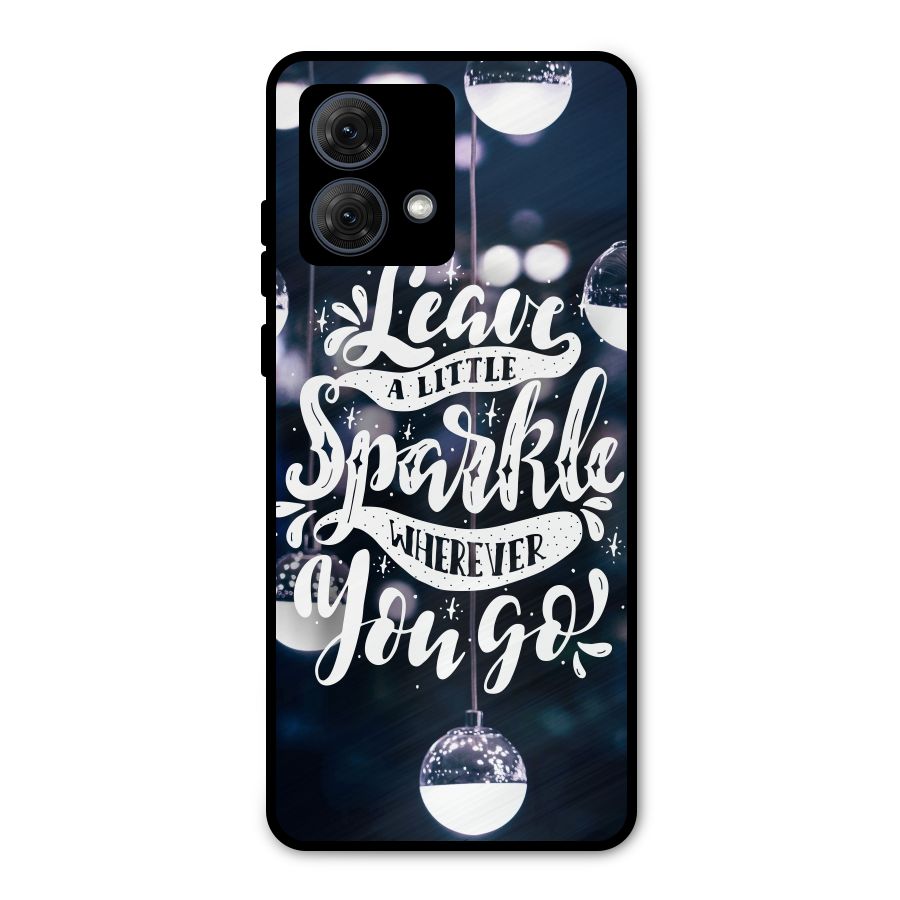 Little Spark Metal Back Case for Moto G84