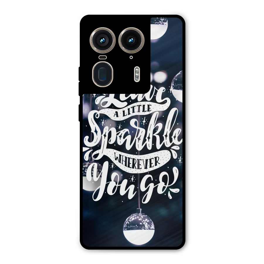 Little Spark Metal Back Case for Motorola Edge 50 Ultra
