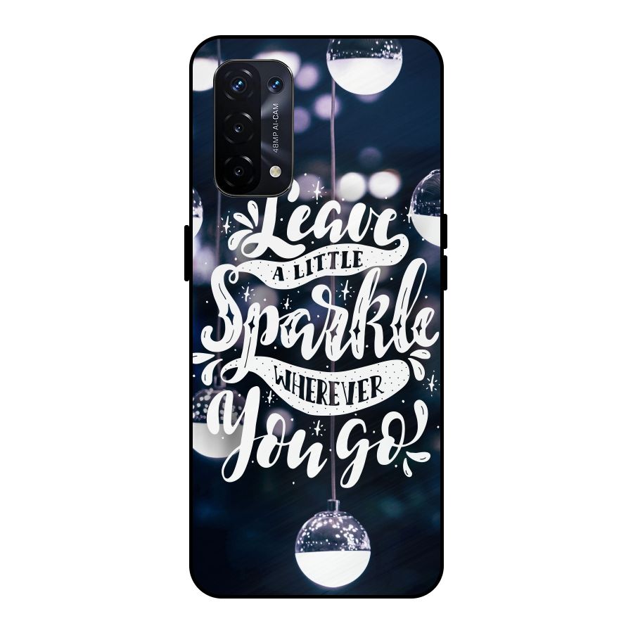 Little Spark Metal Back Case for Oppo A74 5G