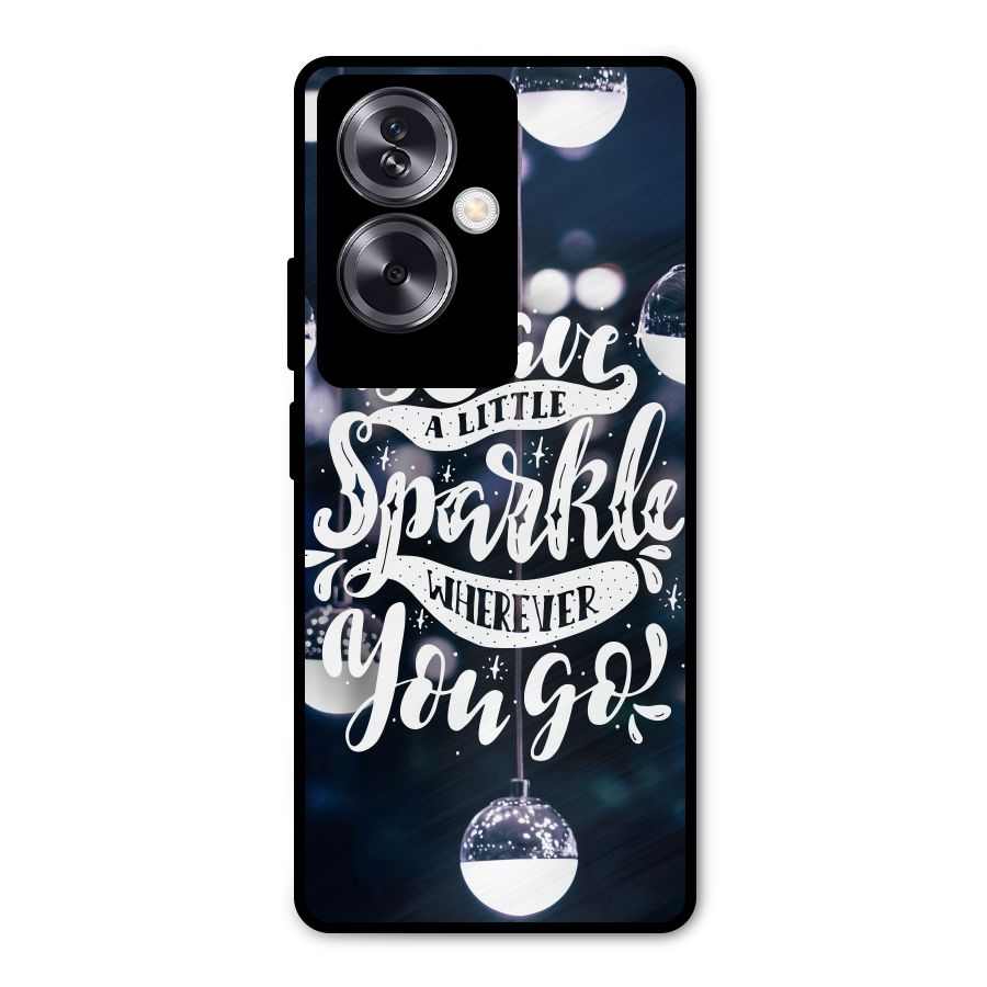 Little Spark Metal Back Case for Oppo A79 5G