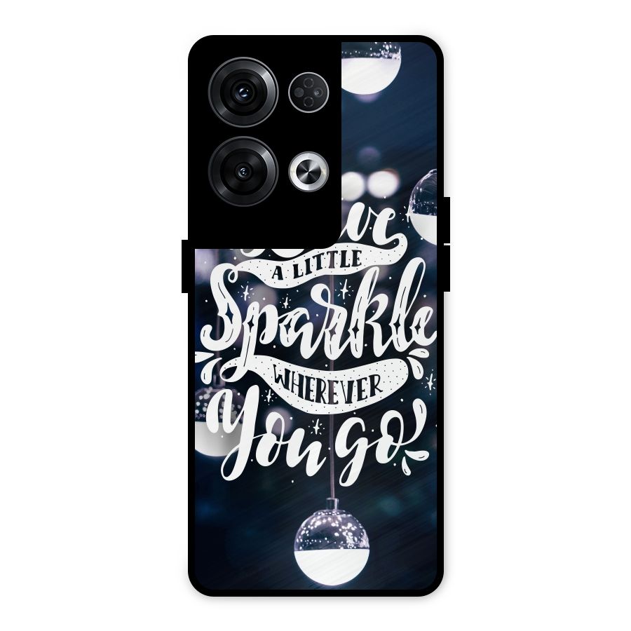 Little Spark Metal Back Case for Oppo Reno8 Pro 5G