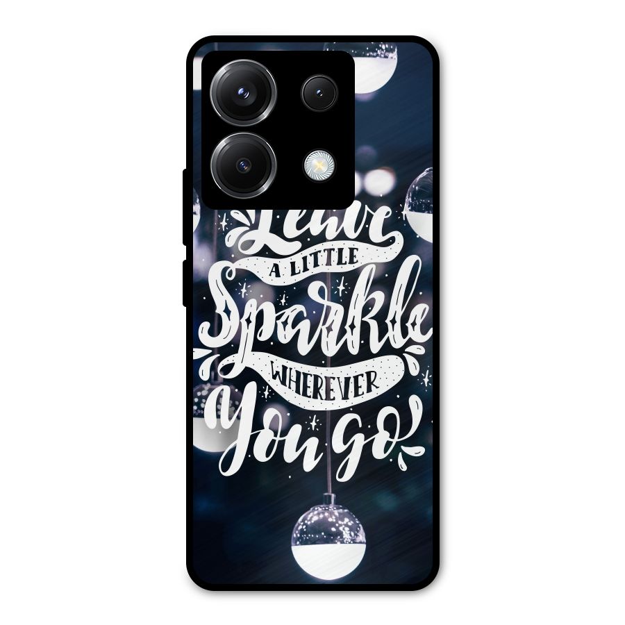 Little Spark Metal Back Case for Poco X6