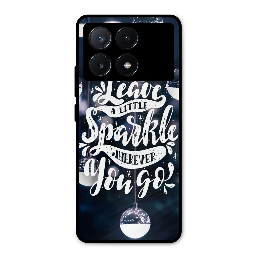 Little Spark Metal Back Case for Poco X6 Pro