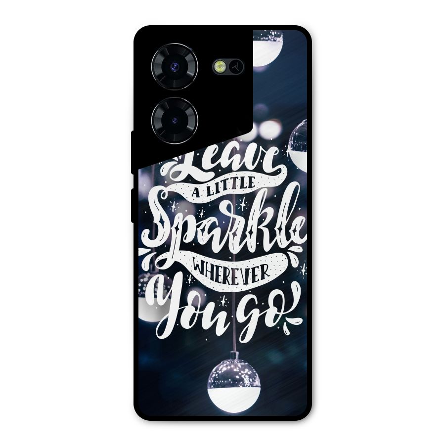 Little Spark Metal Back Case for Tecno Pova 5 Pro 5G