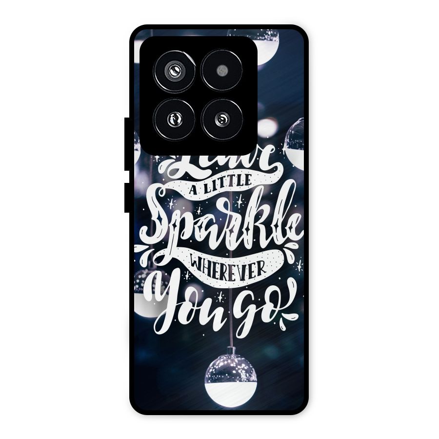 Little Spark Metal Back Case for Xiaomi 14 Pro