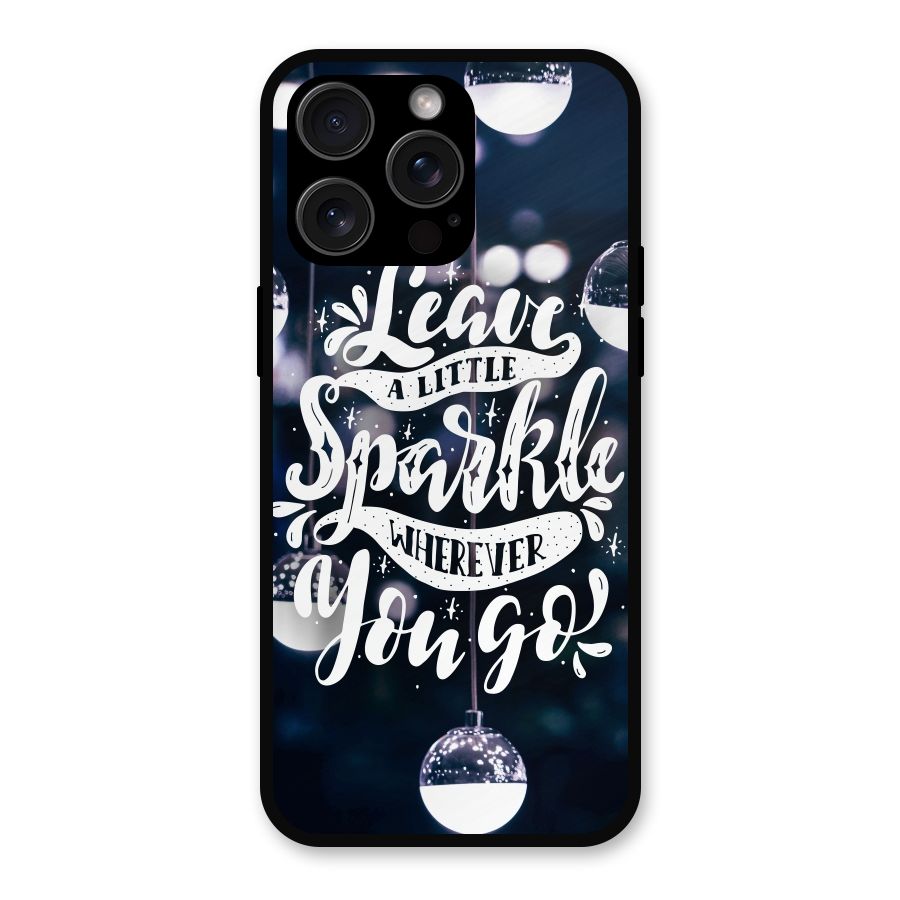 Little Spark Metal Back Case for iPhone 15 Pro Max