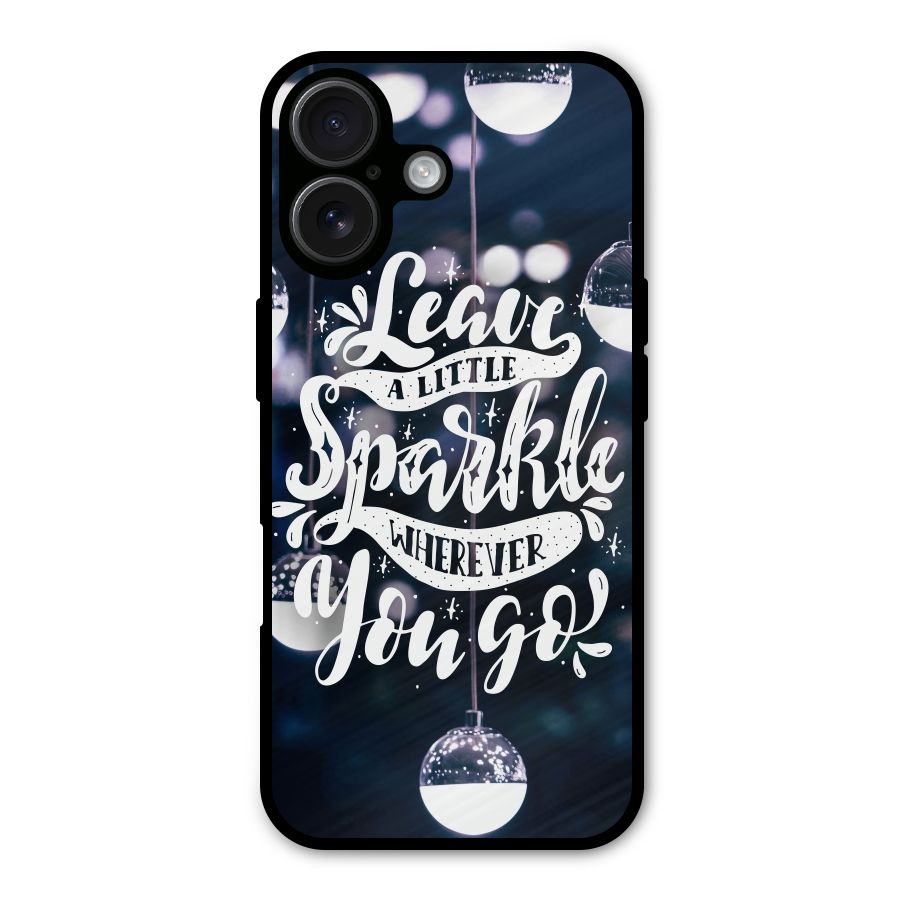 Little Spark Metal Back Case for iPhone 16