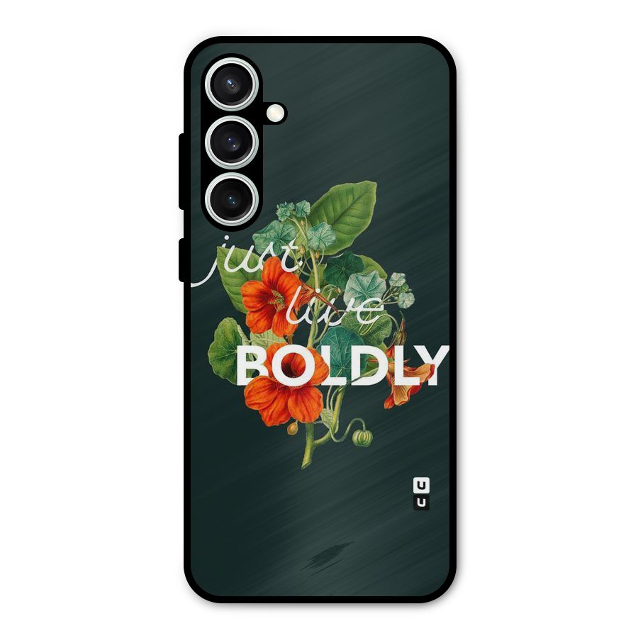 Live Boldly Metal Back Case for Galaxy S23 FE