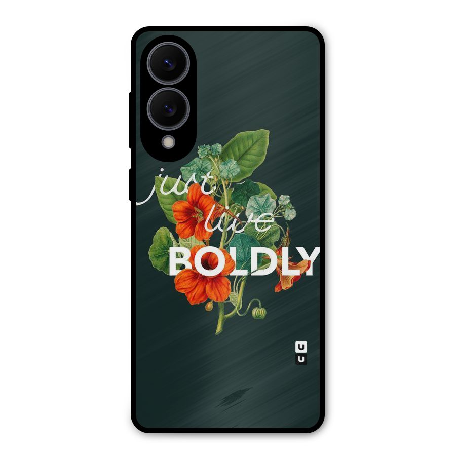 Live Boldly Metal Back Case for Galaxy S25 Edge