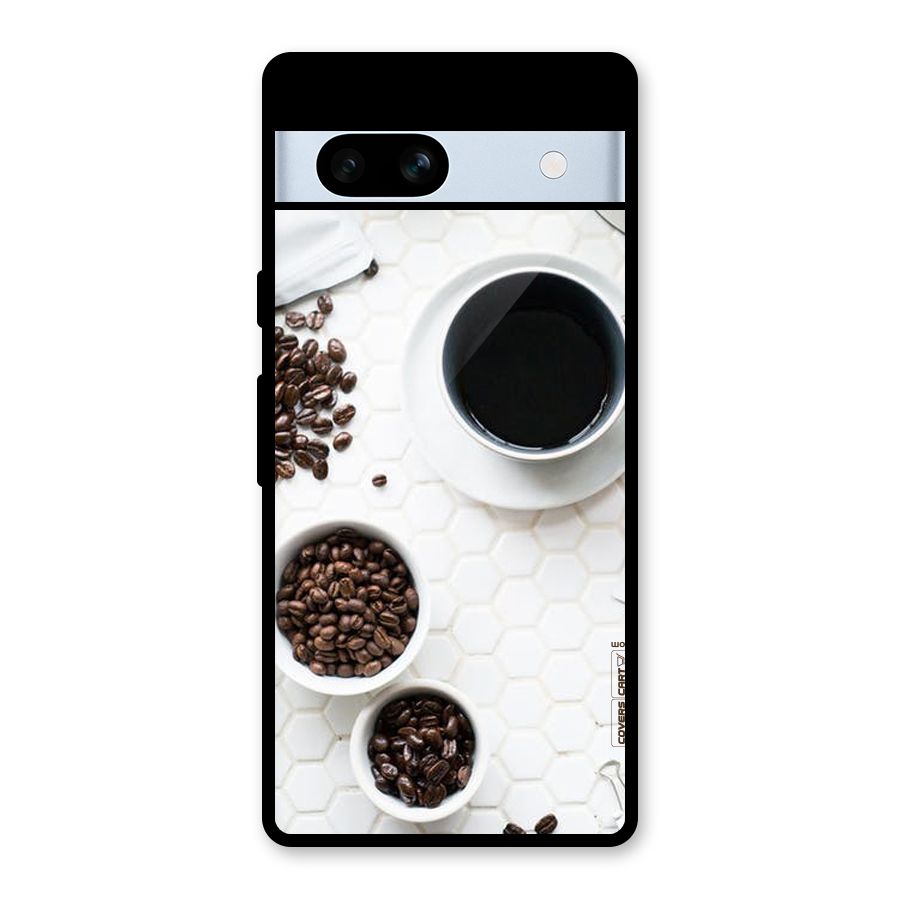 Live Coffee Glass Back Case for Google Pixel 7a