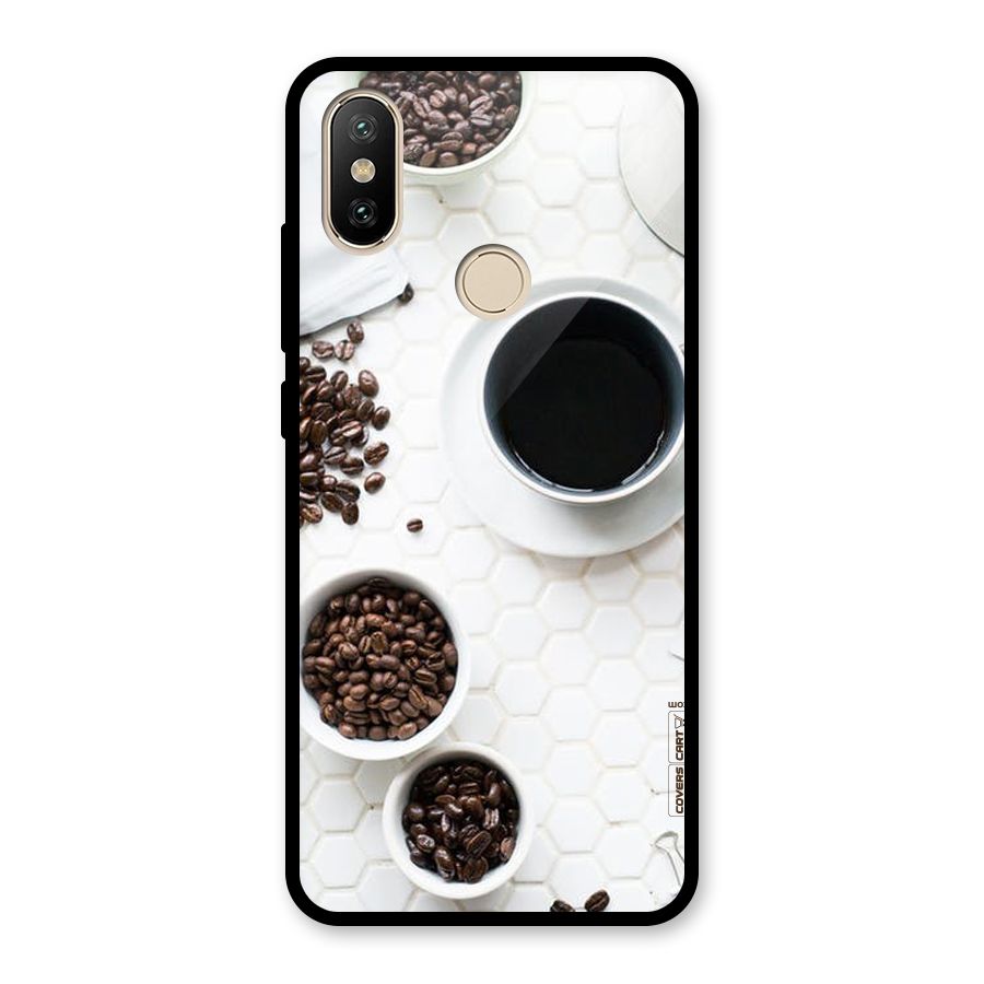 Live Coffee Glass Back Case for Redmi A2