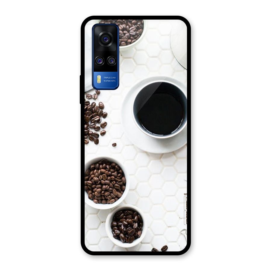 Live Coffee Glass Back Case for Vivo Y31