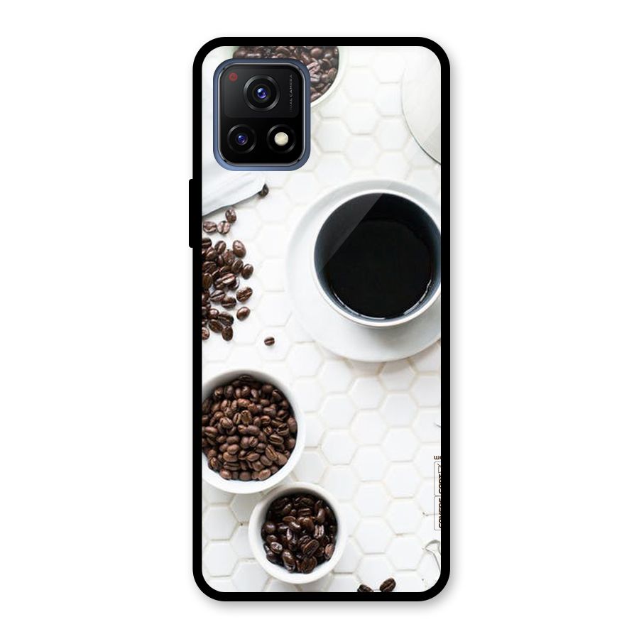Live Coffee Glass Back Case for Vivo Y72 5G