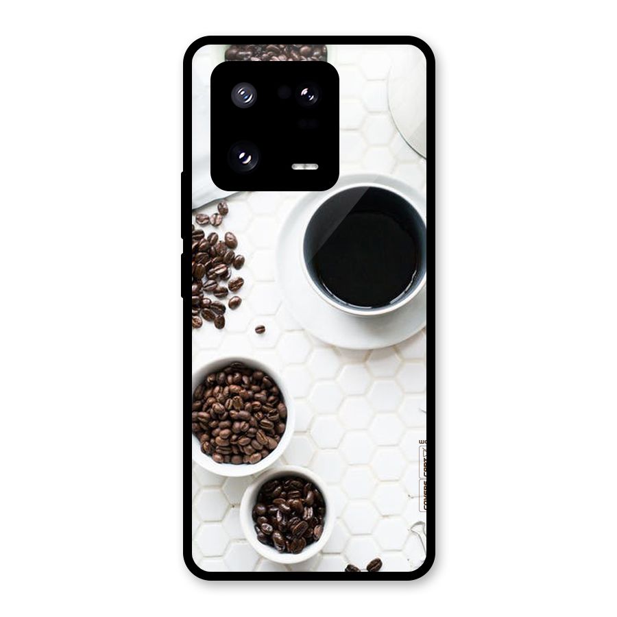 Live Coffee Glass Back Case for Xiaomi 13 Pro