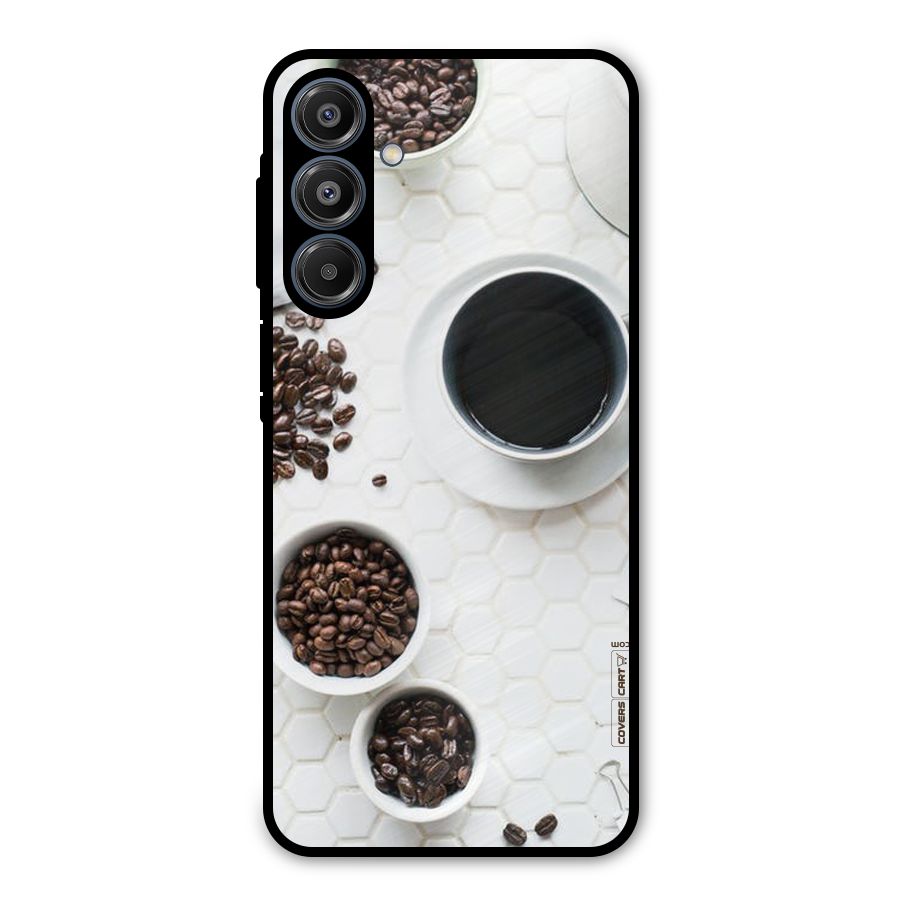 Live Coffee Metal Back Case for Galaxy A16 5G