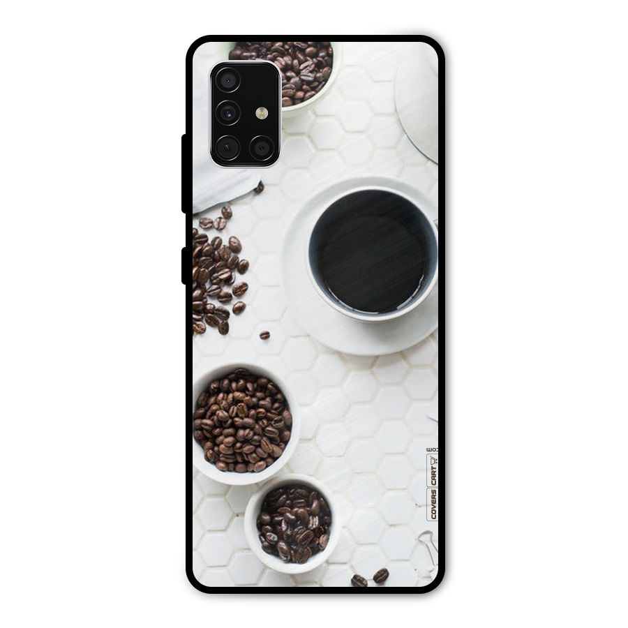 Live Coffee Metal Back Case for Galaxy A51