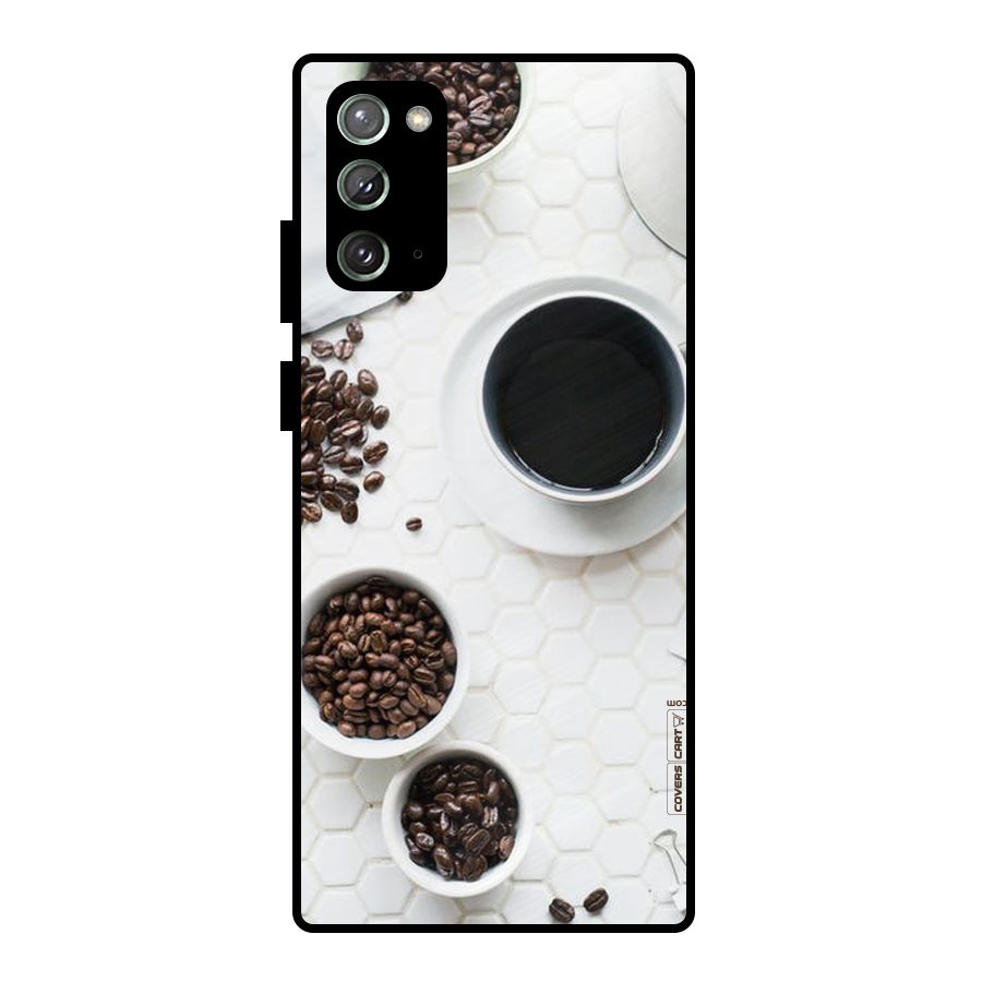Live Coffee Metal Back Case for Galaxy Note 20