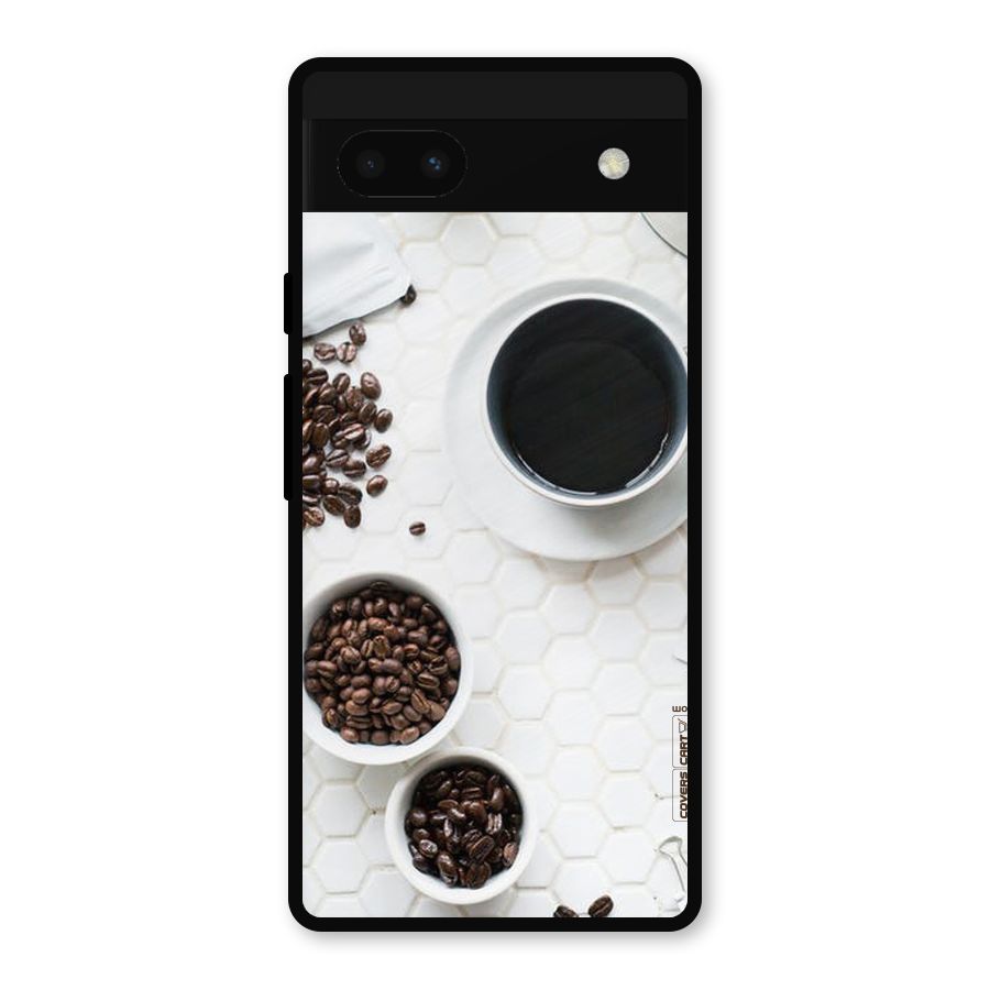 Live Coffee Metal Back Case for Google Pixel 6a