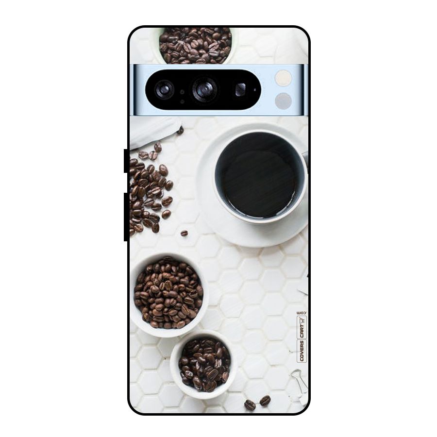 Live Coffee Metal Back Case for Google Pixel 8 Pro