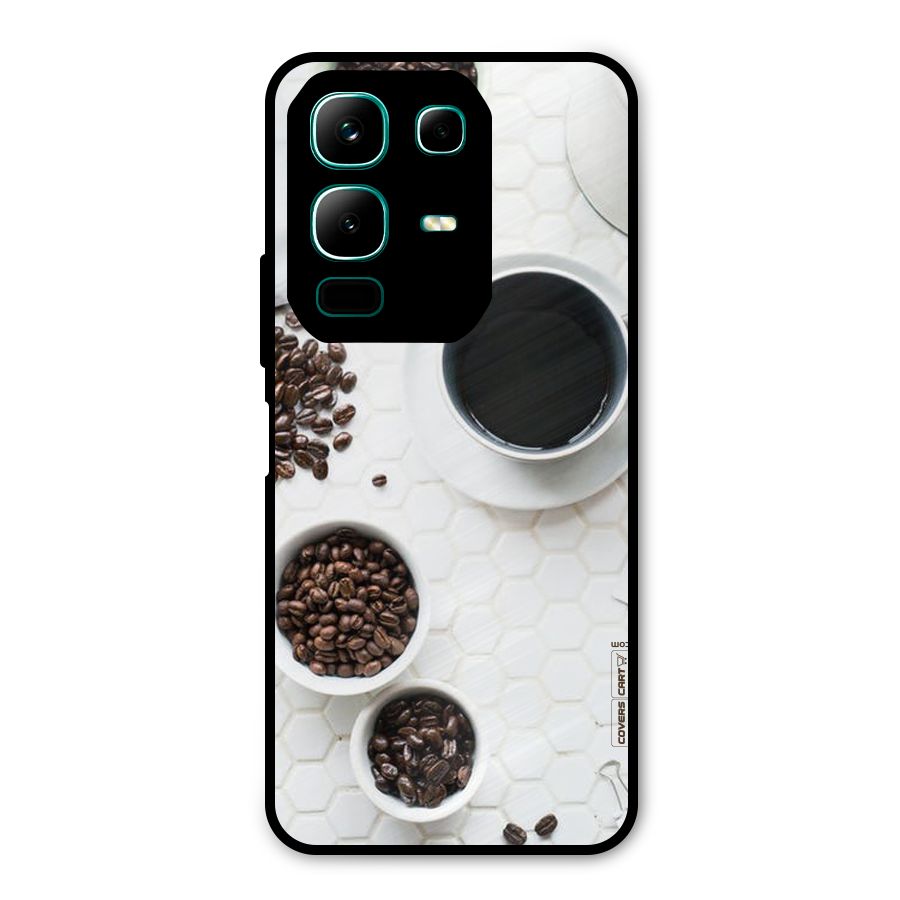 Live Coffee Metal Back Case for Infinix Note 50x
