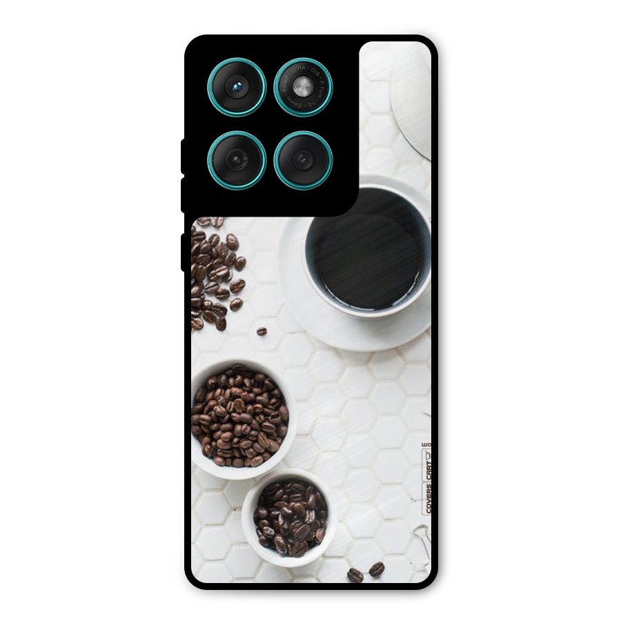 Live Coffee Metal Back Case for Motorola Edge 60 Fusion
